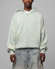 Loiter Atmosphere Full Zip Hoodie Washed Green