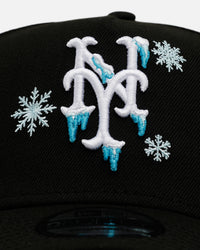 New Era New York Mets 'Cold As Ice' 9FORTY A-Frame Snapback Black