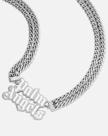 Palm Angels Sigillo Necklace Silver