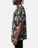 XXIII Floral Textured Button Up Shirt Black/White