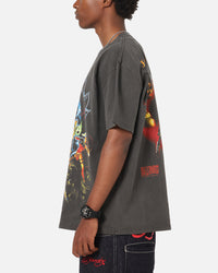 73Studio X Diablo Halloween Heroes Are Born Heavyweight T-Shirt Black Wash