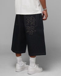 Loiter Shibuya Pleated Jorts Indigo