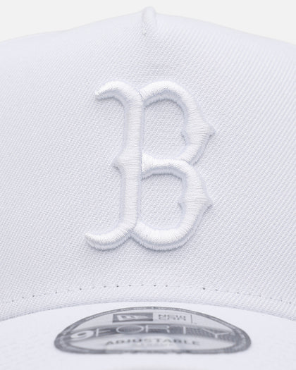 New Era Boston Red Sox 'Easy White' 9FORTY A-Frame Snapback White/White