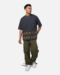 New Era Golden State Warriors Oversized T-Shirt Black
