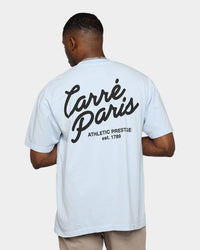 Carré Script T-Shirt Light Blue