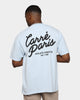 Carré Script T-Shirt Light Blue