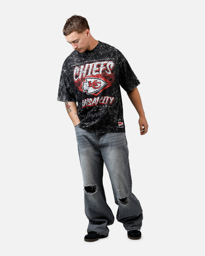 New Era Kansas City Chiefs Boxy Essentials T-Shirt Washed Black