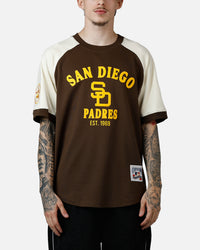Pro Standard San Diego Padres Double Knit Raglan T-Shirt Brown