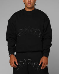 Loiter Destruct Crewneck Black