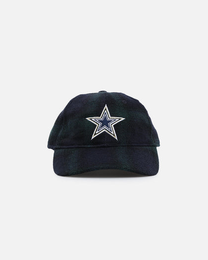 Pro Standard Dallas Cowboys Pro Prep Plaid Strapback Forest Green/Midnight Navy