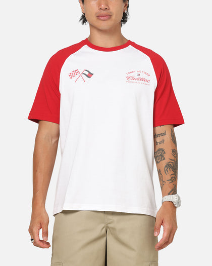 Tommy Hilfiger X Cadillac Formula 1 Team Speedometer T-Shirt White/Red