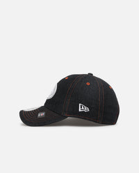 New Era San Francisco 49ers "Black Denim" Classic Casual Strapback Black Denim/Rust Contrast