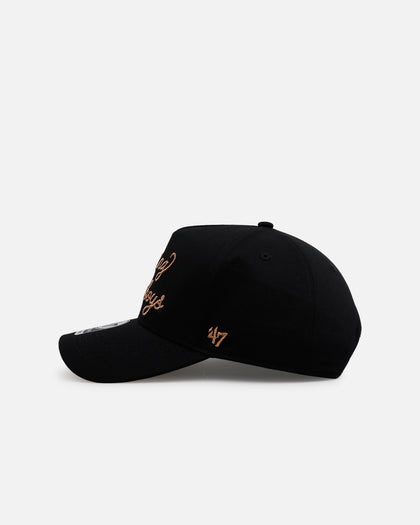 47 Brand Wyoming Cowboys 'Round Em Up' '47 Offside Snapback Black