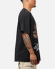 UFC By 73Studio Jon Jones Big Face T-Shirt Black Acidwash