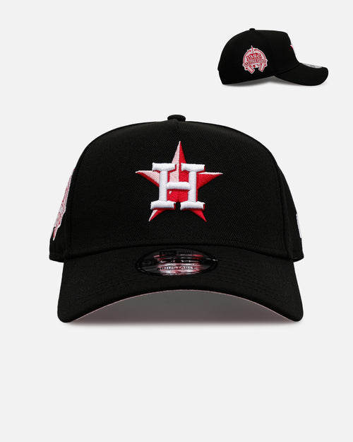 New Era Houston Astros 'Black And Pink' 9FORTY A-Frame Snapback Black/Pink