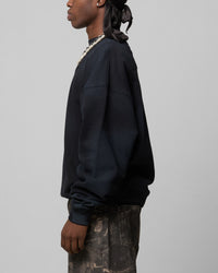 Loiter Premium Essentials Crewneck Washed Black