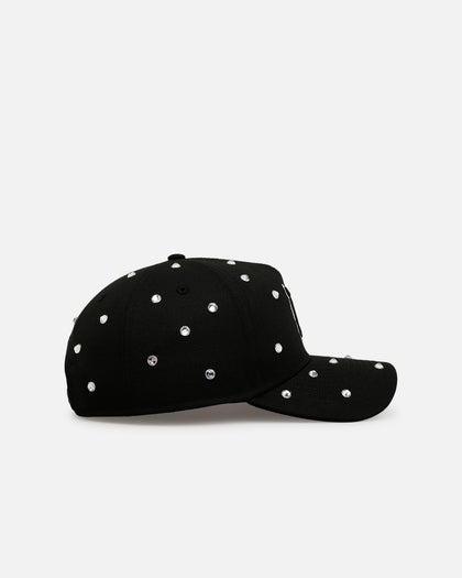 New Era Detroit Tigers 'Black Satin Hearts' 9FORTY A-Frame Snapback Black