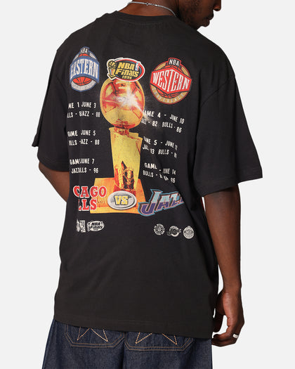 Mitchell & Ness Chicago Bulls Vs. Utah Jazz 1998 Legendary Finals T-Shirt Faded Black