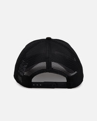 New Era X Culture Kings 9FORTY A-Frame Trucker Snapback Black/Black