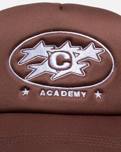 Carré Academy Trucker Snapback Brown