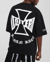 Loiter Biker Vintage T-Shirt Vintage Black