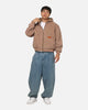 Carre Sherpa Lined Hoodie Washed Tan