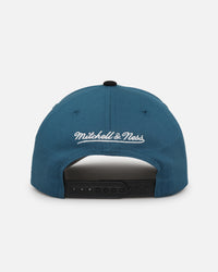 Mitchell & Ness Los Angeles Lakers 'Deep Emerald' Pro Pinch Snapback Black