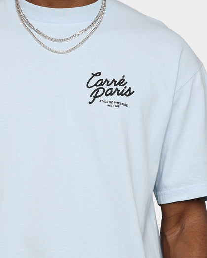 Carré Script T-Shirt Light Blue