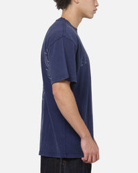 Bleacher Athletic Parramatta Eels NRL Attrition Washed T-Shirt Blue