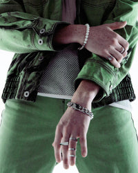 Vitaly Unisex Keshi Bracelet Stainless Steel
