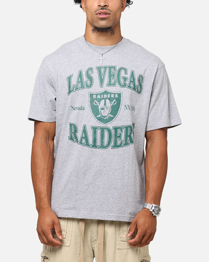 Majestic Athletic Las Vegas Raiders Marne Arch T-Shirt Grey Marle