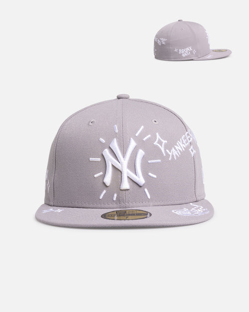 New Era New York Yankees 'MLB Scribble' 59FIFTY Fitted Grey