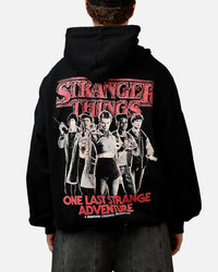 73Studio X Stranger Things Hawkins Heroes Hoodie Black