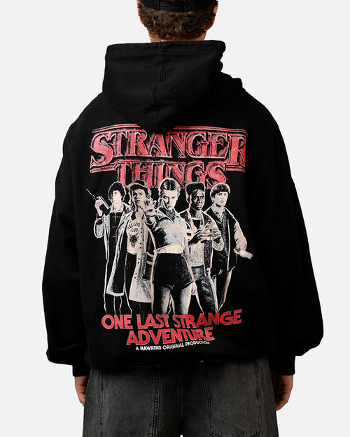 73Studio X Stranger Things Hawkins Heroes Hoodie Black