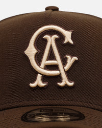 New Era Los Angeles Angels 'Stay Classy' 9FORTY A-Frame Snapback Walnut