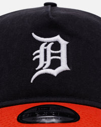 New Era Detroit Tigers 'Washed Truckers' 9FORTY A-Frame Trucker Snapback Official Team Color