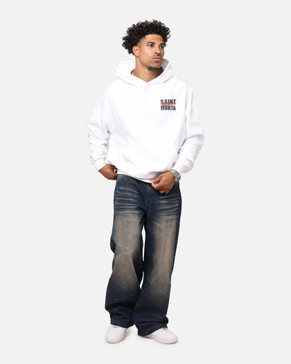 Saint Morta Forever Boxy Hoodie White