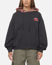 Mitchell & Ness San Francisco 49ers Star Spangled Cropped Hoodie