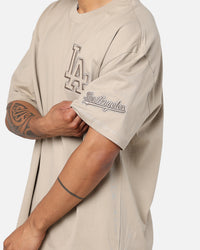 Pro Standard Los Angeles Dodgers Drop Shoulder T-Shirt Taupe
