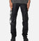 MNML D152 Leather Cargo Pants Black
