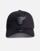 New Era Chicago Bulls 'Black Metal Badge' 9FORTY A-Frame Snapback Black