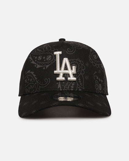 New Era Los Angeles Dodgers 'Tonal Paisley' 9FORTY A-Frame Snapback Black
