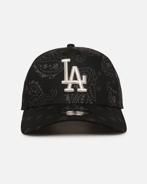 New Era Los Angeles Dodgers 'Tonal Paisley' 9FORTY A-Frame Snapback Black