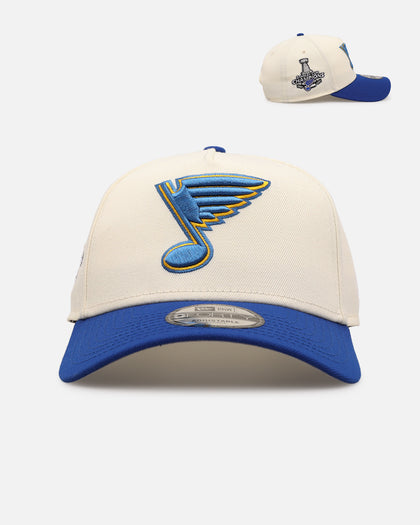 New Era St. Louis Blues 'Team Color Visor' 9FORTY A-Frame Snapback Chrome/Official Team Color