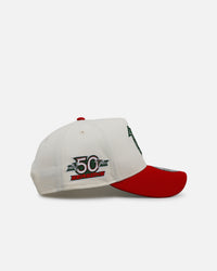 New Era Atlanta Falcons 'Strawberry' 9FORTY A-Frame Snapback Chrome/Red