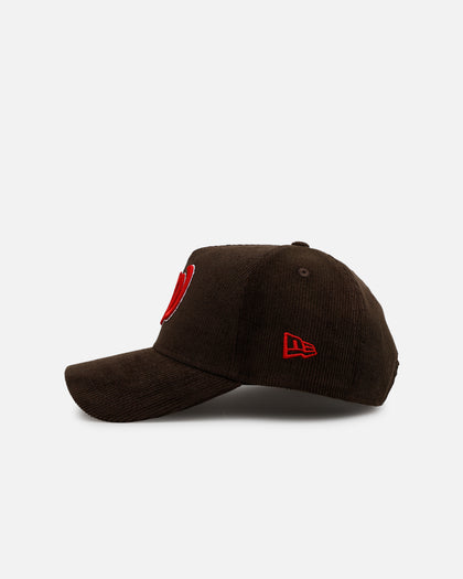 New Era Washington Nationals 'Walnut Cord' 9FORTY A-Frame Corduroy Snapback Walnut