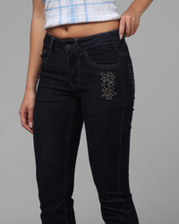 Loiter Women's Shibuya Low Rise Jeans Indigo Denim