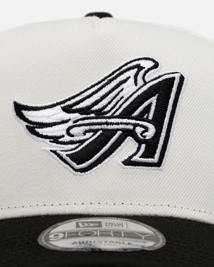 New Era Los Angeles Angels 'Chrome Black' 9FORTY A-Frame Snapback Chrome/Black