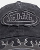Von Dutch Flames Dad Strapback Washed Black