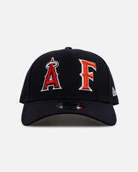 New Era Los Angeles Angels 'MLB & NCAA Dual Logo' 9FORTY A-Frame Snapback Navy